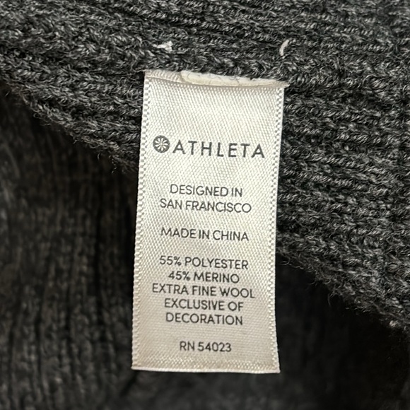 Athleta Style #352993 Sentinel Sweater Moto Wrap Jacket Small - Picture 12 of 13